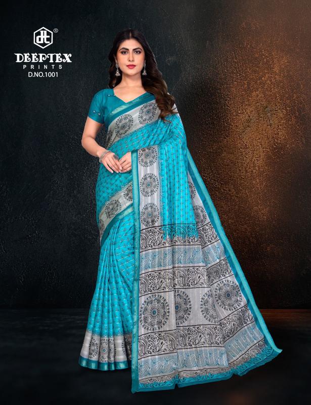 Deeptext block beauty vol-1 best saree wholesale market in surat